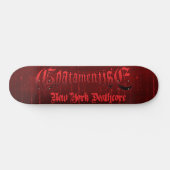 Goatamentise New York Deathcore Persoonlijk Skateboard (Horizontaal)