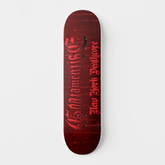 Goatamentise New York Deathcore Persoonlijk Skateboard (Voorkant)