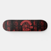 Goatamentise Rode Biker Patch Persoonlijk Skateboard (Horizontaal)