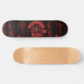 Goatamentise Rode Biker Patch Persoonlijk Skateboard (Horizontaal)