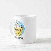 Goatea Funny Goat Tea Pun Koffiemok (Voorkant links)