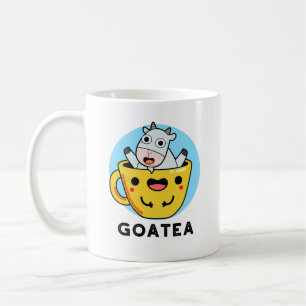 Goatea Funny Goat Tea Pun Koffiemok