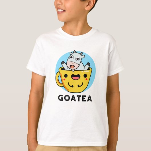 Goatea Funny Goat Tea Pun T-shirt (Voorkant)