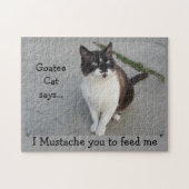 Goatee Cat Mustache.. Legpuzzel (Horizontaal)