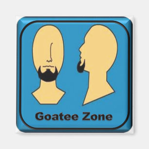 Goatee Zone Magneet