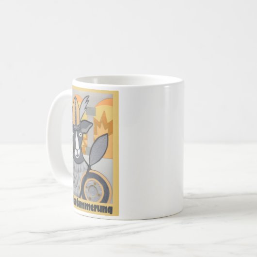 Goaterdammerung: Wislicht van de geiten Koffiemok (Voorkant links)