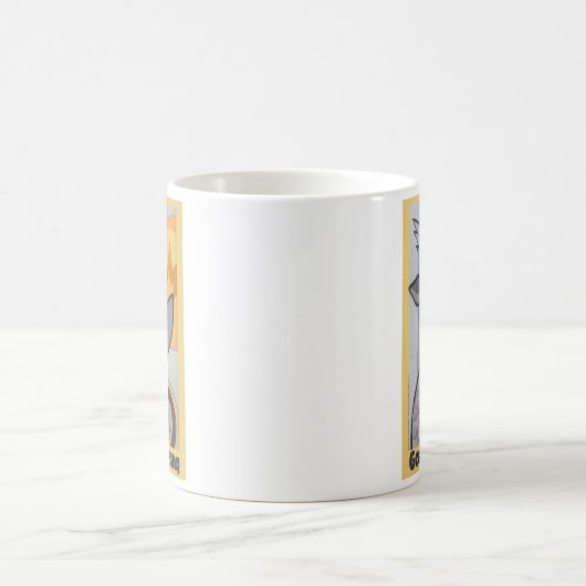 Goaterdammerung: Wislicht van de geiten Koffiemok (Center)