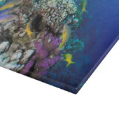 Goatfish Swarm Around Small Coral Snijplank (Hoek)