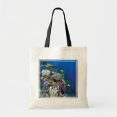Goatfish Swarm Around Small Coral Tote Bag (Voorkant)