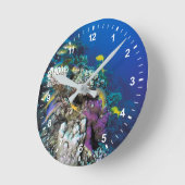 Goatfish zwerm rond klein koraal ronde klok (Hoek)