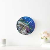 Goatfish zwerm rond klein koraal ronde klok (Huis)