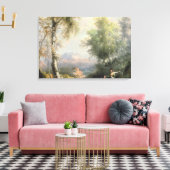 Goatherds in bergachtig Spaans landschap Canvas Afdruk (Insitu (Woonkamer))