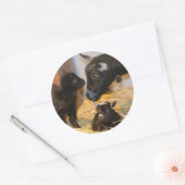 Goaties Ronde Sticker (Envelop)