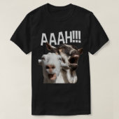 Goats AAAAH!!! Funny Crazy Goat Lover Pri T-shirt (Design voorkant)