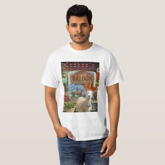 Goats and Garden T-Shirt van Godbee (Voorkant volledig)