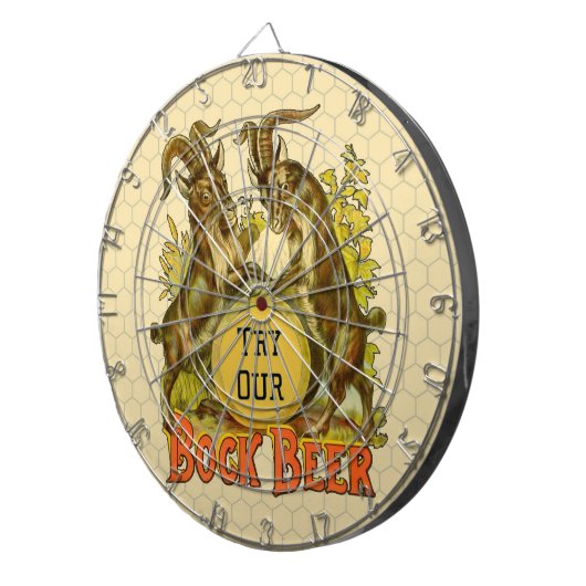 Goats Bock Beer Adverteren Dartbord (Voorkant Rechts)