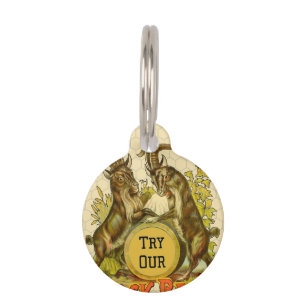 Goats Bock Beer Adverteren Huisdierpenning