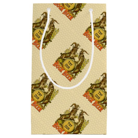 Goats Bock Beer Adverteren Klein Cadeauzakje (Voorkant)