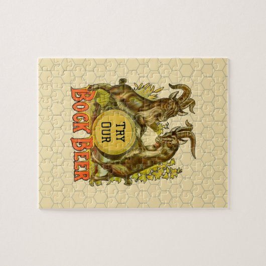 Goats Bock Beer Adverteren Legpuzzel (Horizontaal)