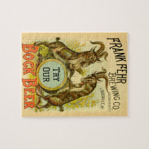 Goats Bock Beer Adverteren Legpuzzel