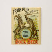 Goats Bock Beer Adverteren Legpuzzel (Verticaal)