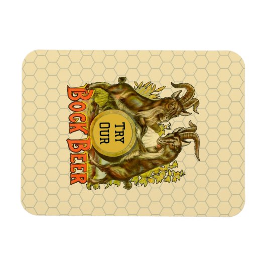 Goats Bock Beer Adverteren Magneet (Horizontaal)