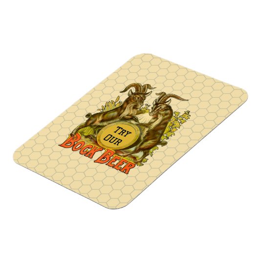 Goats Bock Beer Adverteren Magneet (Linkerzijde)