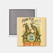 Goats Bock Beer Adverteren Magneet (Voorkant / Achterkant)