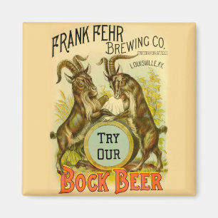 Goats Bock Beer Adverteren Magneet