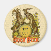 Goats Bock Beer Adverteren Magneet (Voorkant)