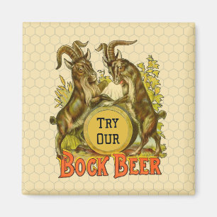 Goats Bock Beer Adverteren Magneet