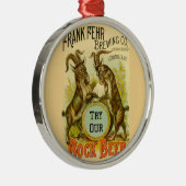 Goats Bock Beer Adverteren Metalen Ornament (Rechts)