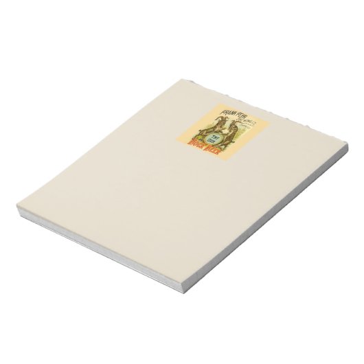 Goats Bock Beer Adverteren Notitieblok (Linkerzijde)