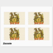 Goats Bock Beer Adverteren Rechthoekige Sticker (Vel)