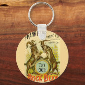 Goats Bock Beer Adverteren Sleutelhanger (Voorkant)