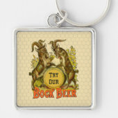 Goats Bock Beer Adverteren Sleutelhanger (Voorkant)