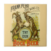 Goats Bock Beer Adverteren Tegeltje (Voorkant)