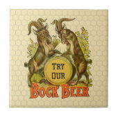 Goats Bock Beer Adverteren Tegeltje (Voorkant)