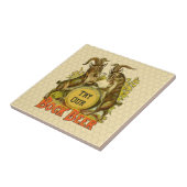 Goats Bock Beer Adverteren Tegeltje (Zijkant)