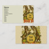 Goats Bock Beer Adverteren Visitekaartje (Voorkant / Achterkant)