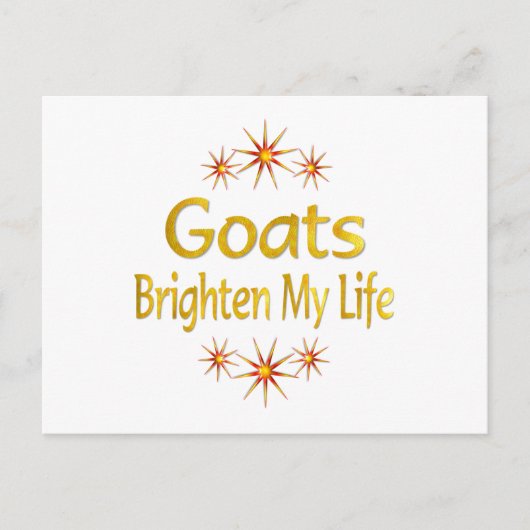 Goats Brighes Mijn leven Briefkaart (Voorkant)