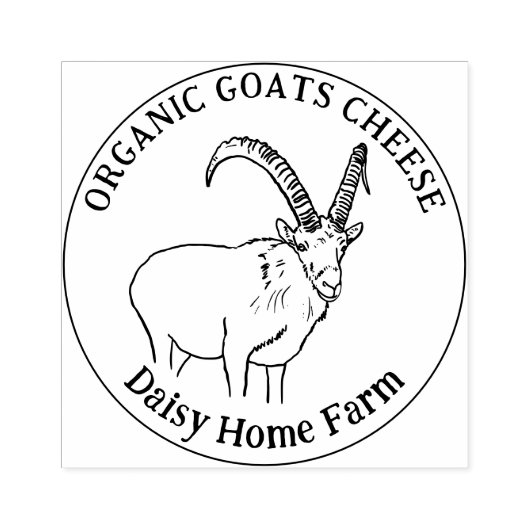 Goats Cheates Simple Business Rubberstempel (Afrduk)