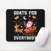 Goats For Everybody Santa Sleigh Funny Christmas G Muismat (Met muis)
