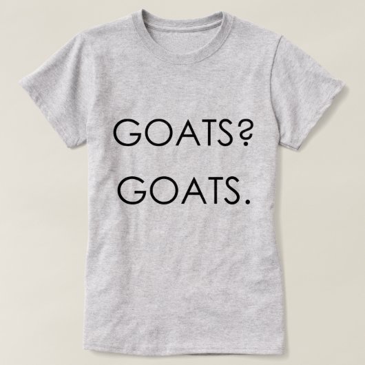 GOATS? GEITEN. | TotaalGoatally™ T-shirt (Design voorkant)