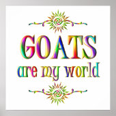 GOATS is mijn wereld Poster (Voorkant)