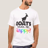 GOATS Maak me gelukkig T-shirt (Voorkant)