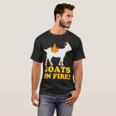 GOATS OP BRAND! T-shirt (Voorkant volledig)