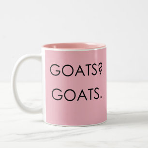 GOATS ROCK   TotaalGoatally™ Tweekleurige Koffiemok