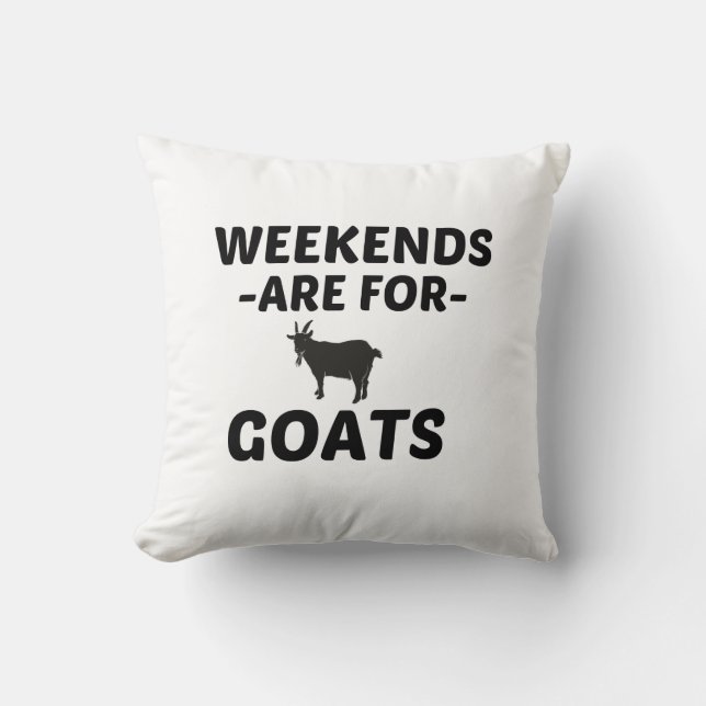 GOATS WEEKEND KUSSEN (Voorkant)