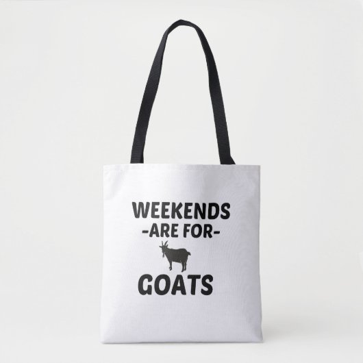 GOATS WEEKEND TOTE BAG (Voorkant)